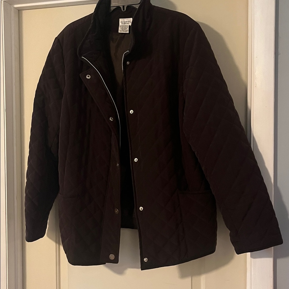 George Women's Plus Brown Jacket